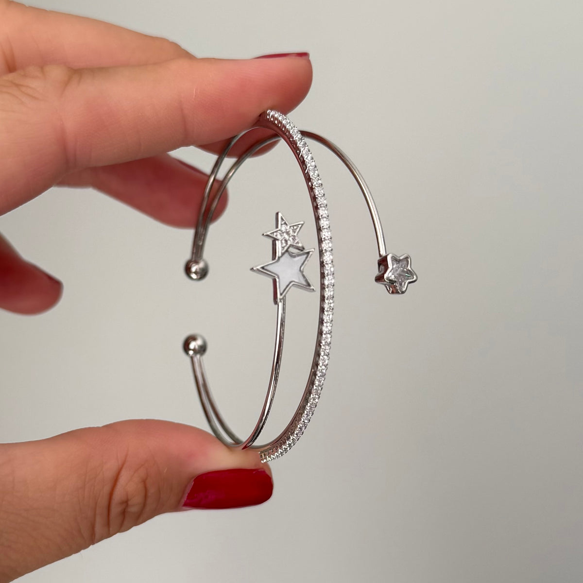 Silver Yıldızlı Kelepçe