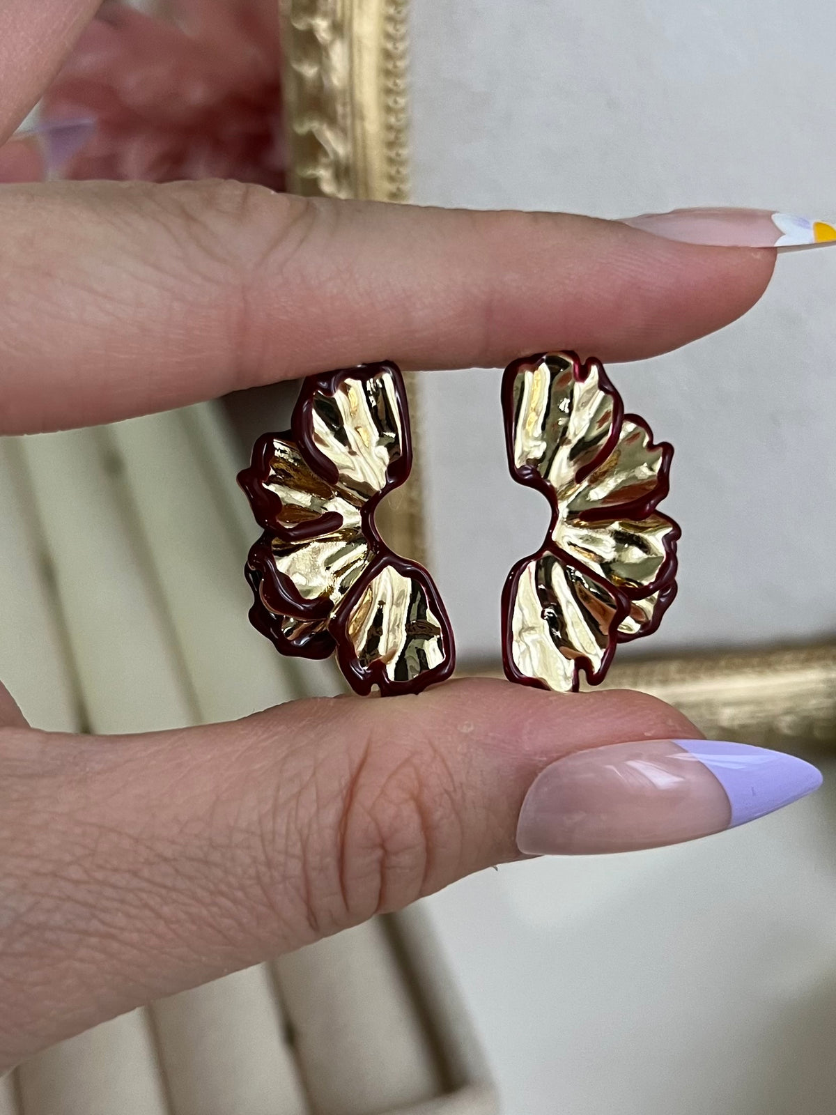 Gold Etra Küpe