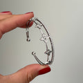 Silver Yonca Kelepçe