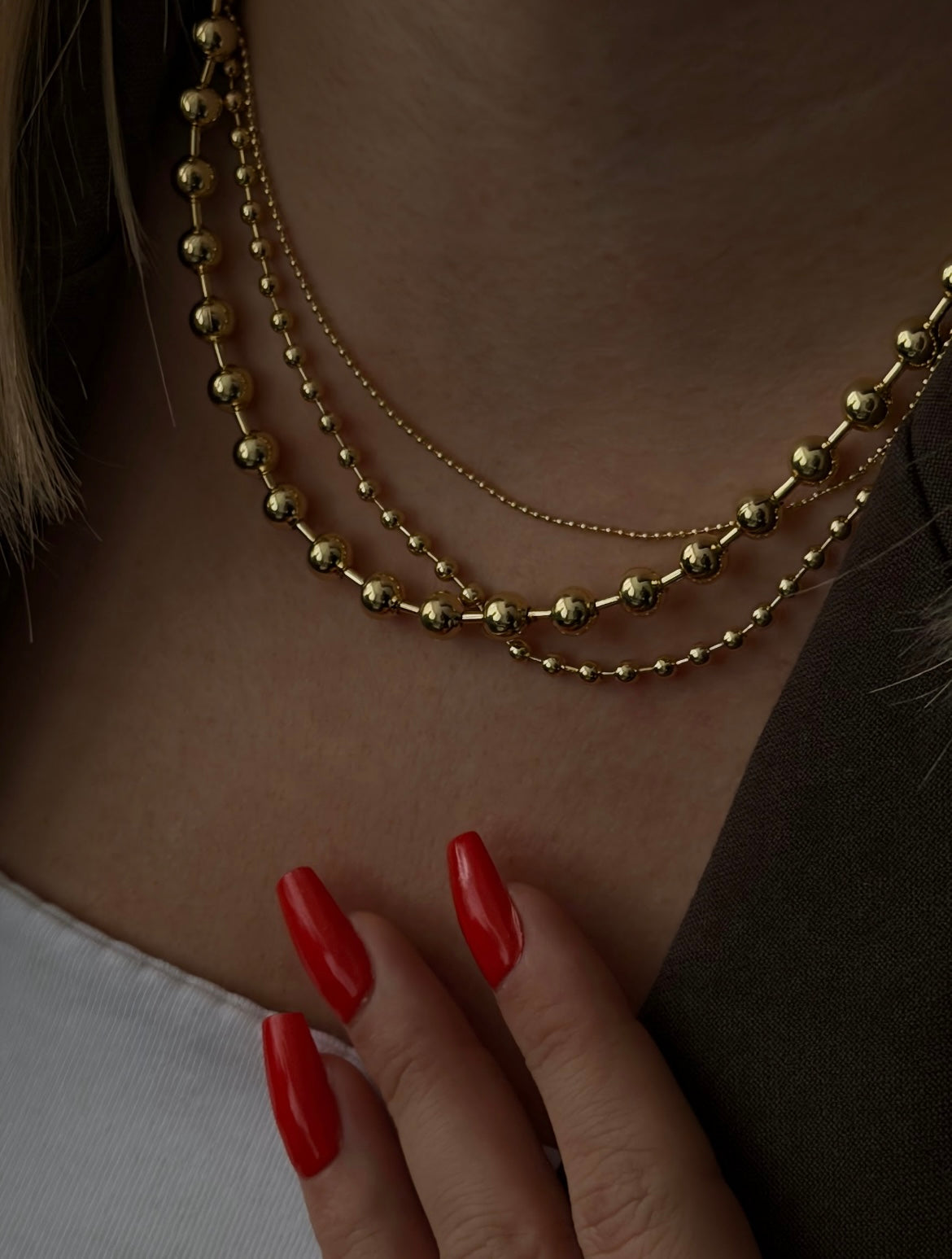 Dorika Gold Kolye