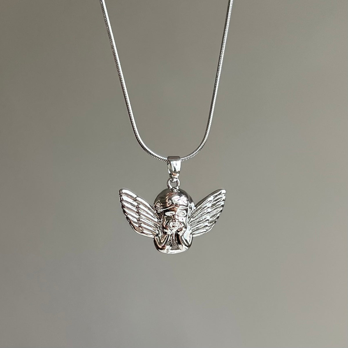 Silver Kanatlı Melek Kolye