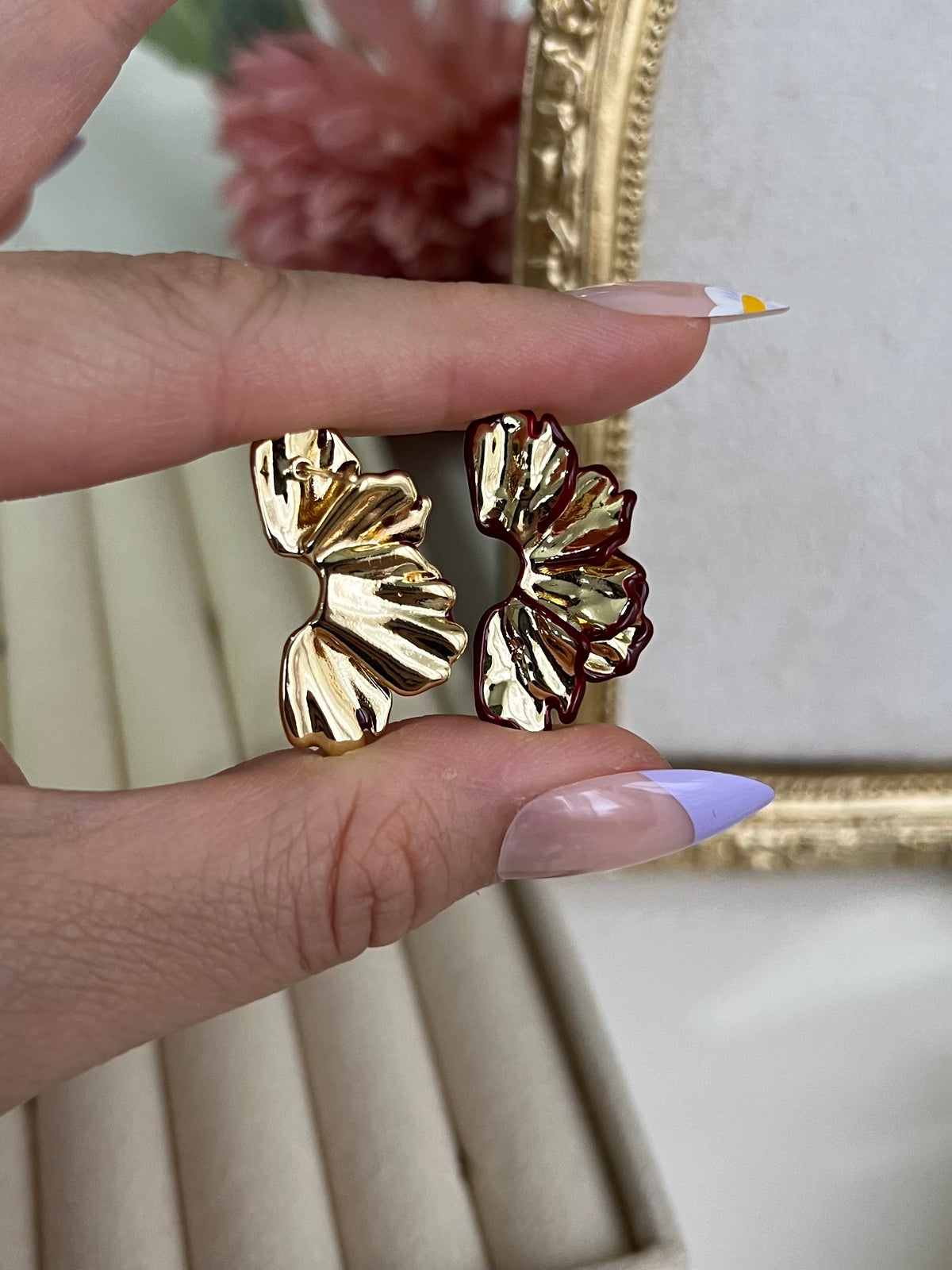 Gold Etra Küpe