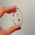 Gold Yonca Kelepçe